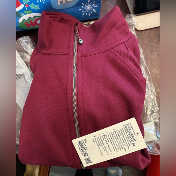 NWT! Womens Lululemon Scuba Oversized Funnel-Neck Full Zip Long. - Picture 8 of 8